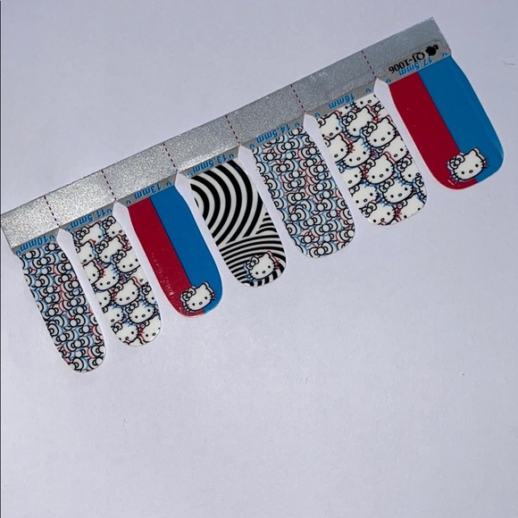 LAST ONE! 3 for $12 Hello Kitty Nail sticker wraps - Picture 2 of 4